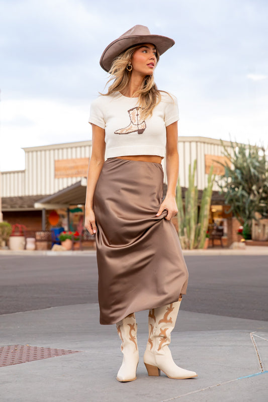 Desert Cowgirl Bronze Skirt